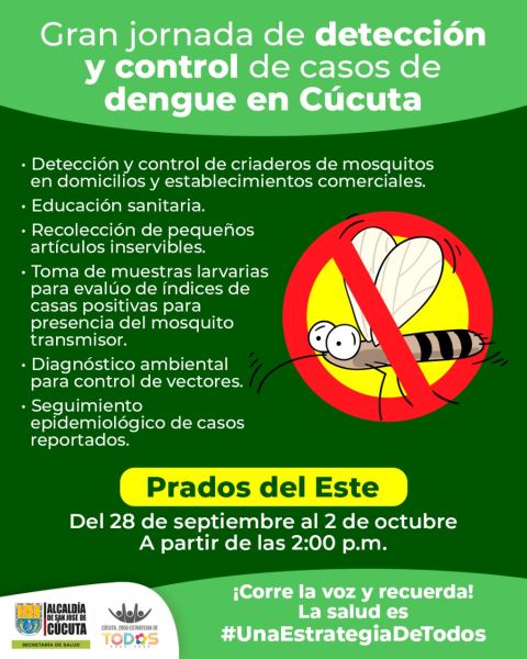SECRETARÍA DE SALUD INTERVENDRÁ A PRADOS DEL ESTE PARA LA DETECCIÓN Y REDUCCIÓN DE CASOS DE DENGUE EN ESE SECTOR SECRETARÍA DE SALUD INTERVENDRÁ A PRADOS DEL ESTE PARA LA DETECCIÓN Y REDUCCIÓN DE CASOS DE DENGUE EN ESE SECTOR