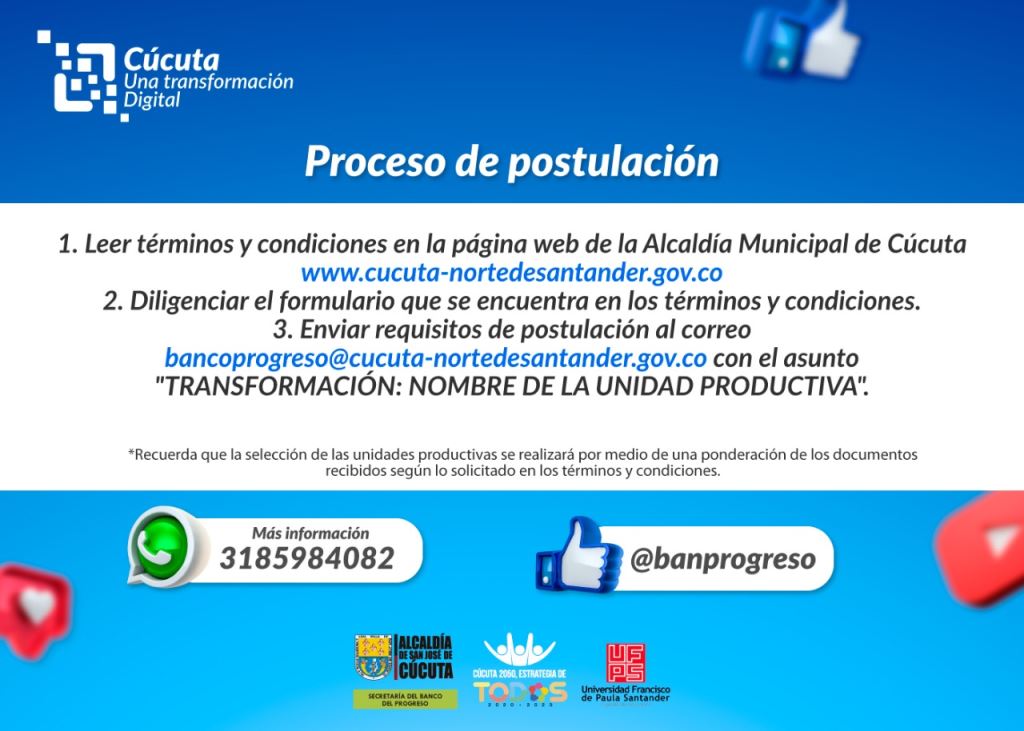 CONVOCATORIA PÚBLICA, CÚCUTA UNA TRANSFORMACIÓN DIGITAL CONVOCATORIA PÚBLICA, CÚCUTA UNA TRANSFORMACIÓN DIGITAL
