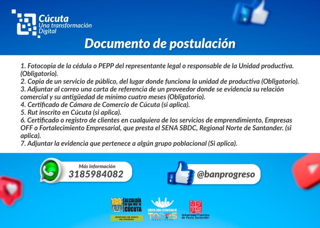 CONVOCATORIA PÚBLICA, CÚCUTA UNA TRANSFORMACIÓN DIGITAL CONVOCATORIA PÚBLICA, CÚCUTA UNA TRANSFORMACIÓN DIGITAL